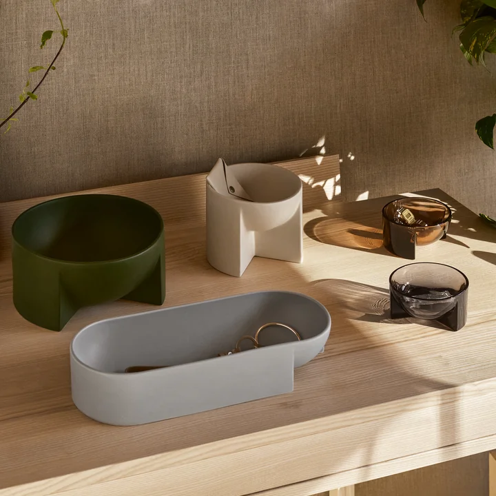 Kuru Schalen von Iittala aus Glas und Keramik