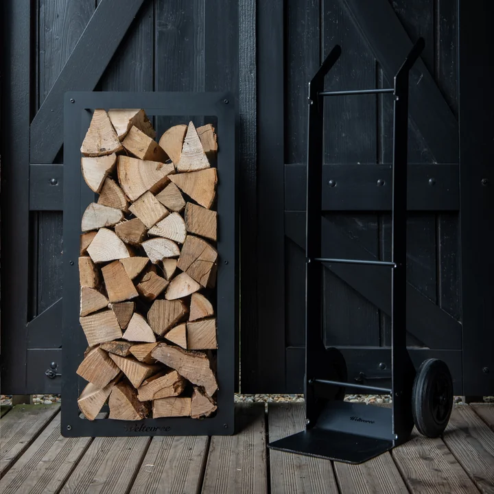 Holzstapler und Ofenkarre Woodstock von Weltevree