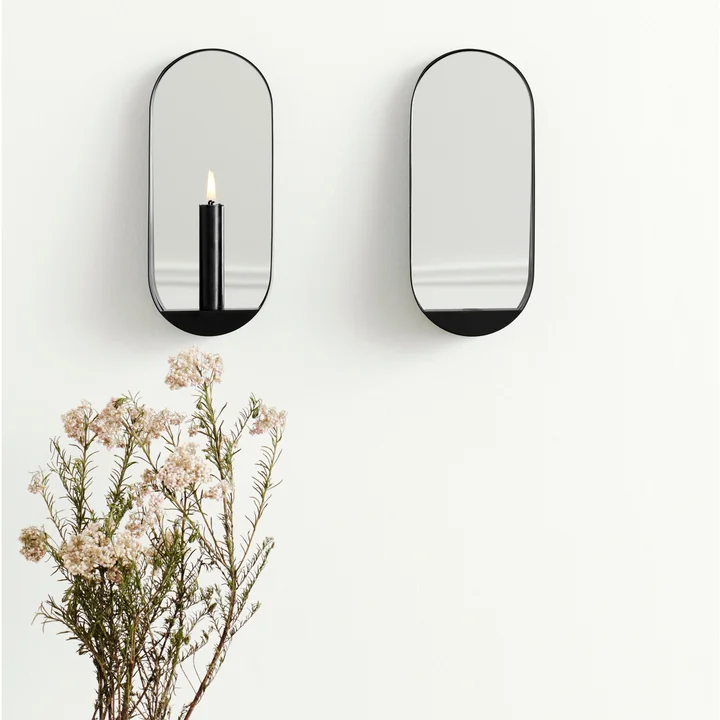 Glim Candle Wandspiegel von Gejst