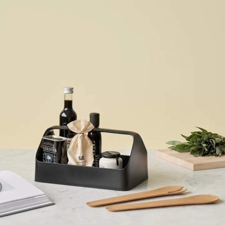 Handy-Box Aufbewahrungsbox und Toss-It Salatbesteck von Rig-Tig by Stelton