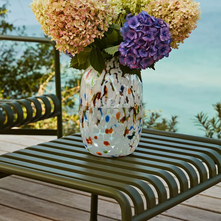 Palissade Ottoman und Splash Vase von HAY