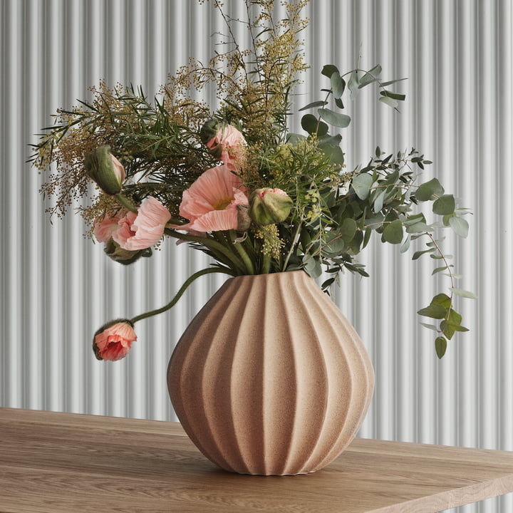 Wide Vase - indian tan von Broste Copenhagen 