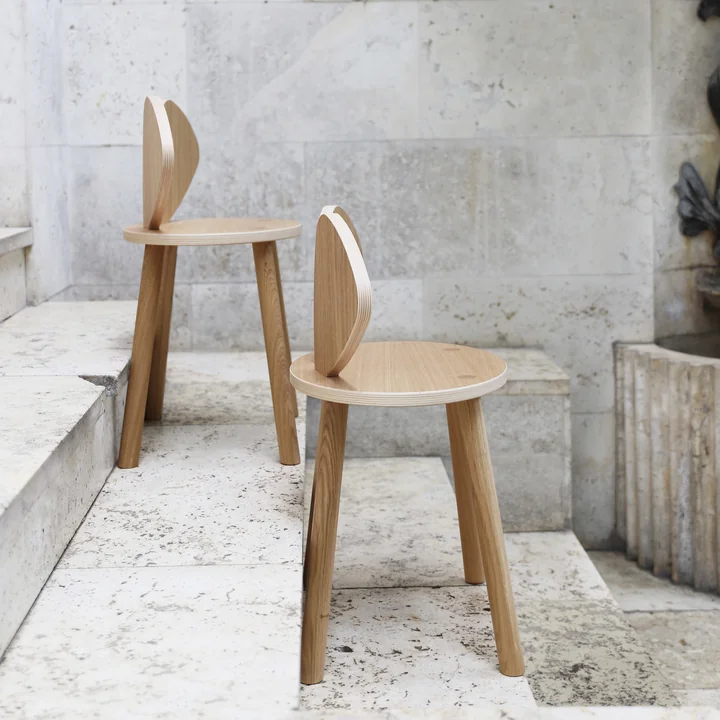 Mouse Kinderstuhl und Mouse Junior Stuhl von Nofred