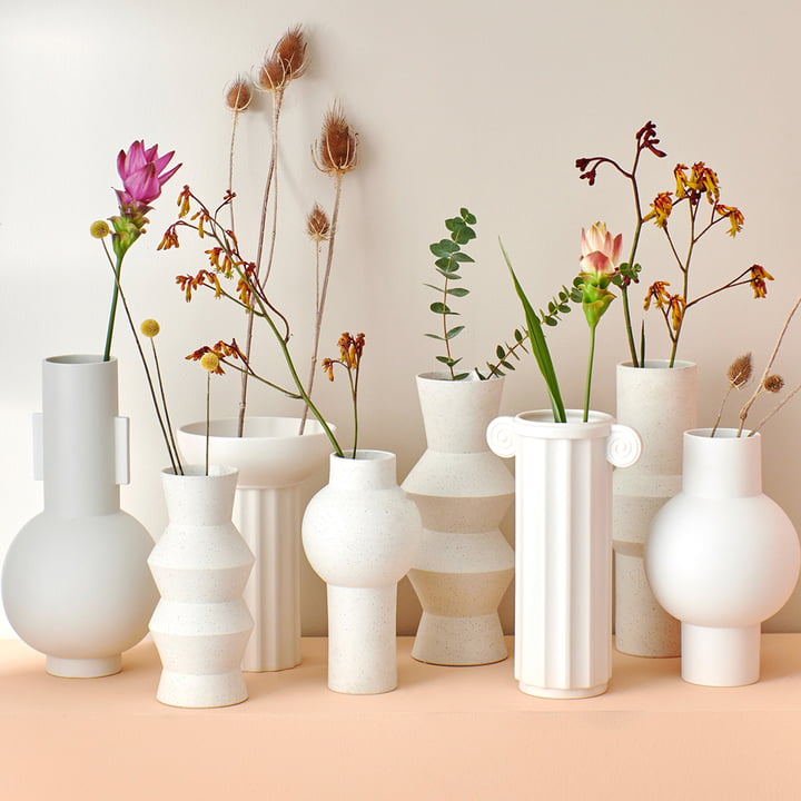 Greek A Vase - Vase matt weiß von HKliving