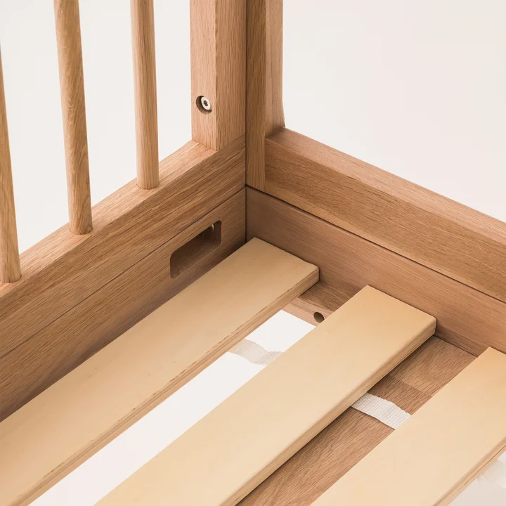 Pure Single Bett, 90 x 200 cm, Eiche von Nobodinoz 