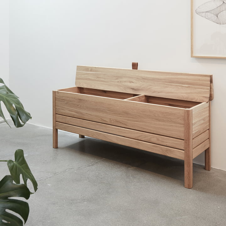 A Line Truhenbank, Eiche von Form & Refine
