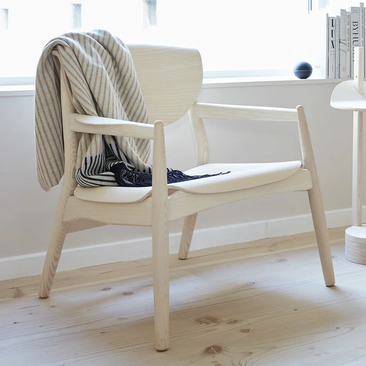 Origin Lounge Chair, Esche von Form & Refine