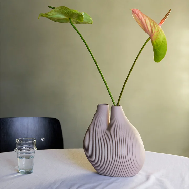 W&S Chamber Vase, hellbeige von HAY.