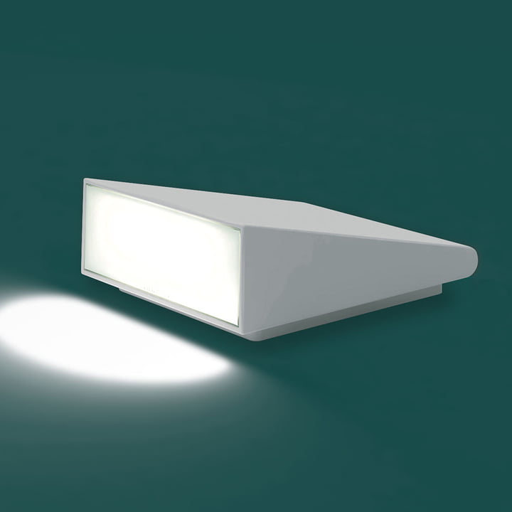 Cuneo Outdoor LED-Wandleuchte, grau / weiß von Artemide