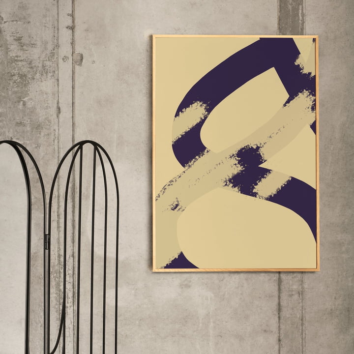Das Ink Grain Poster von Paper Collective ist Teil eines größeren Werkes