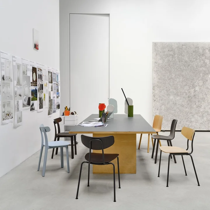 Vase Découpage, grün/weiß von Vitra