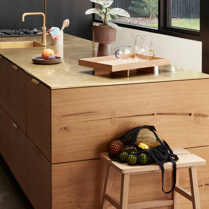 Skandinavisches Küchendesign aus Holz
