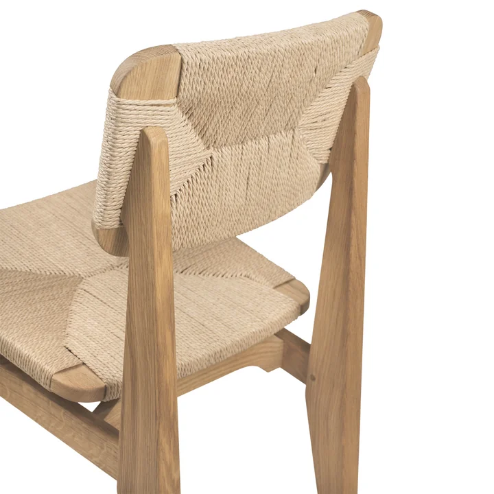 Der C-Chair Dining Chair Paper Cord Stuhl von Gubi