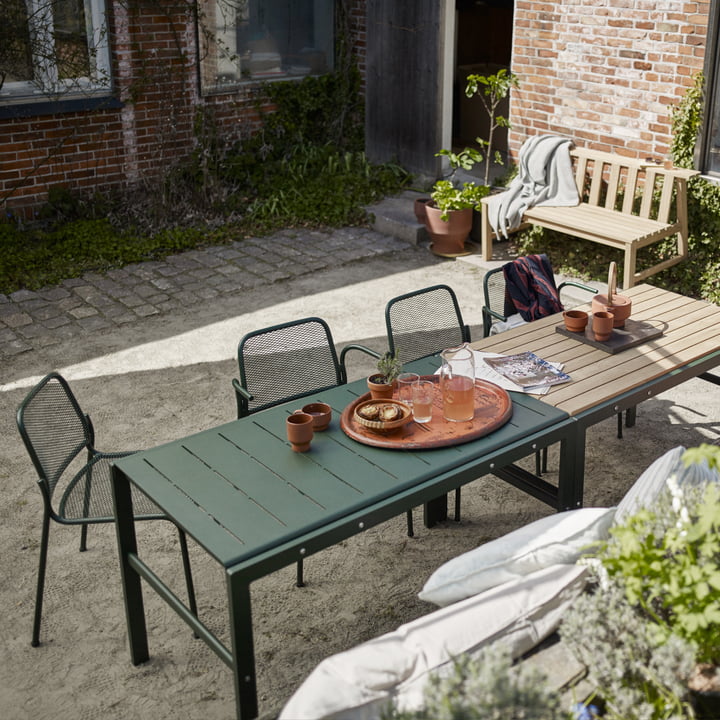 Terrassenstuhl zum Stapeln