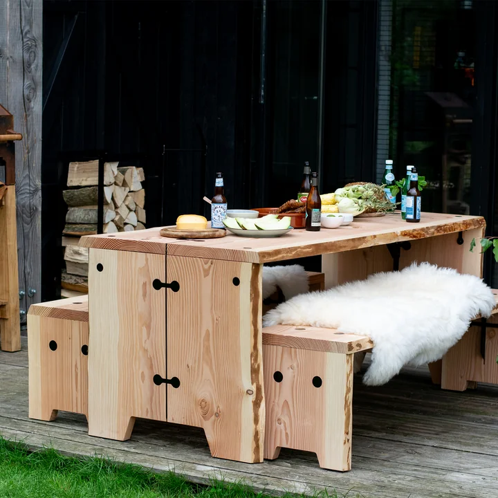 Die Forestry Gartenmöbel von Weltevree feiern das Leben im Freien