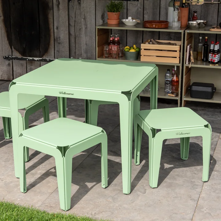 Die Bended Serie von Weltevree mit Logo-Einstanzungen