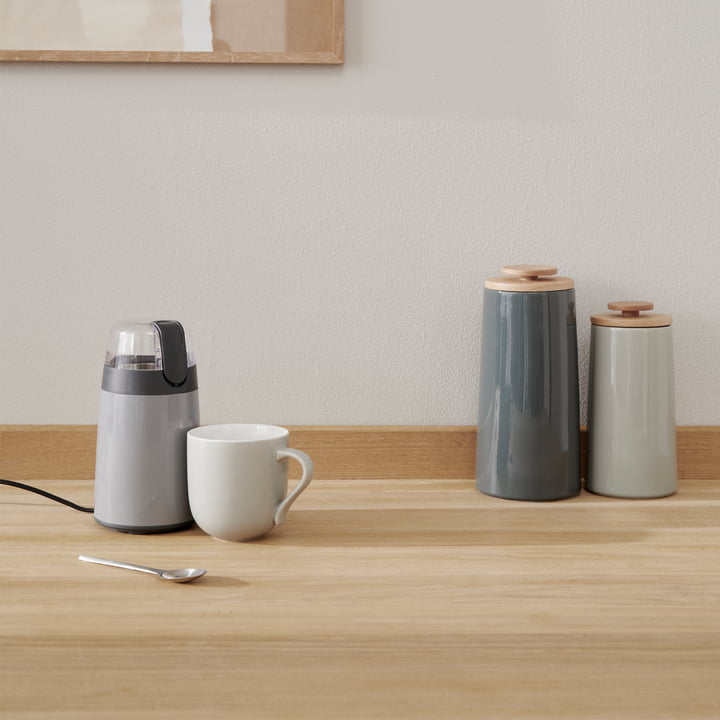 Die Emma Kaffeemühle von Stelton sorgt für perfekten Kaffee