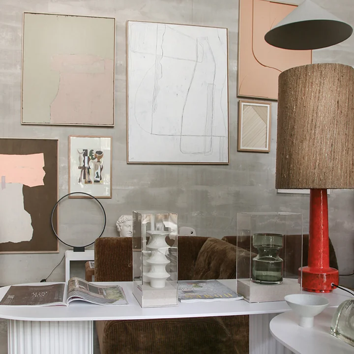 Der von Lava inspirierte Retro Tischleuchtenfuß von HKLiving 