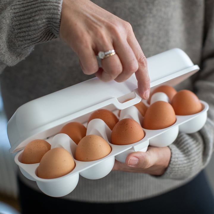 Eggs to go Mehrweg Eierbehälter von Koziol