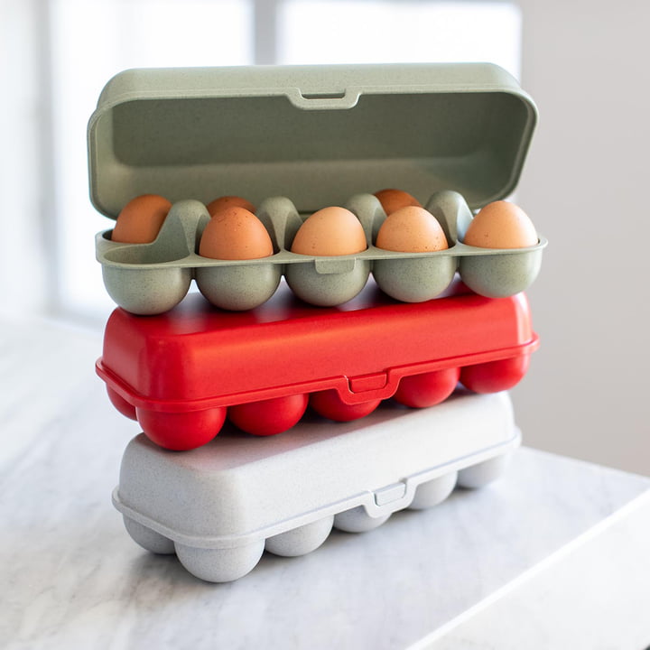 Eggs to go Mehrweg Eierbehälter von Koziol