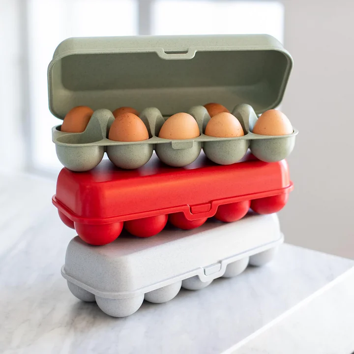 Eggs to go Mehrweg Eierbehälter von Koziol