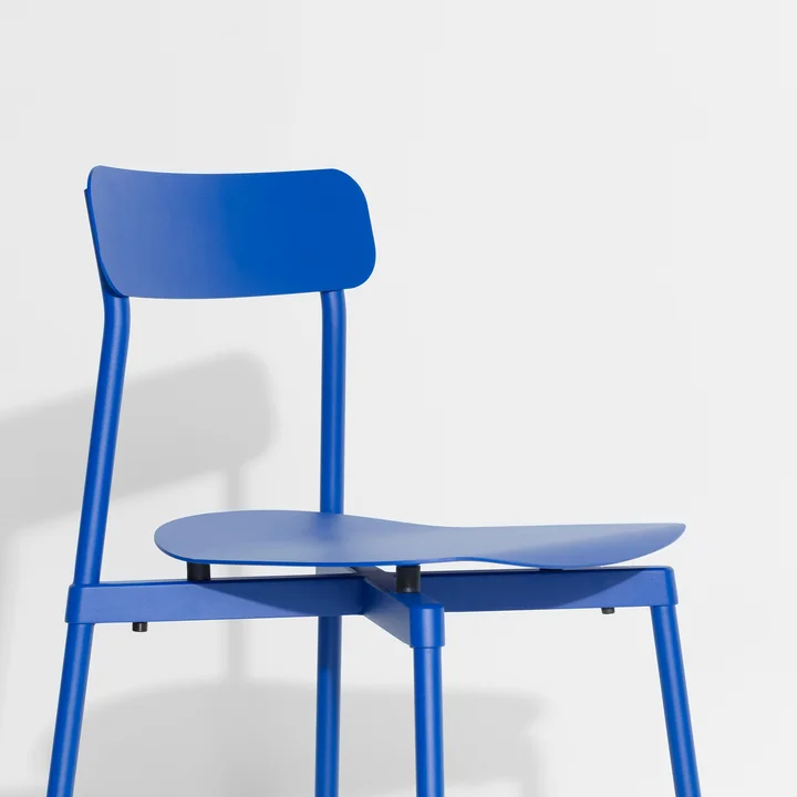 Fromme Stuhl Outdoor von Petite Friture in blau