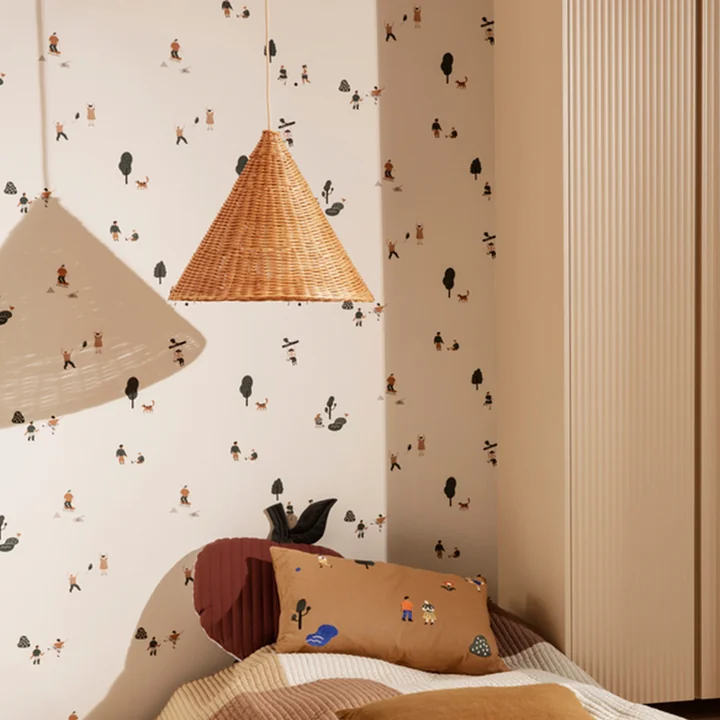 Dou Rattan Lampenschirm von Ferm Living 