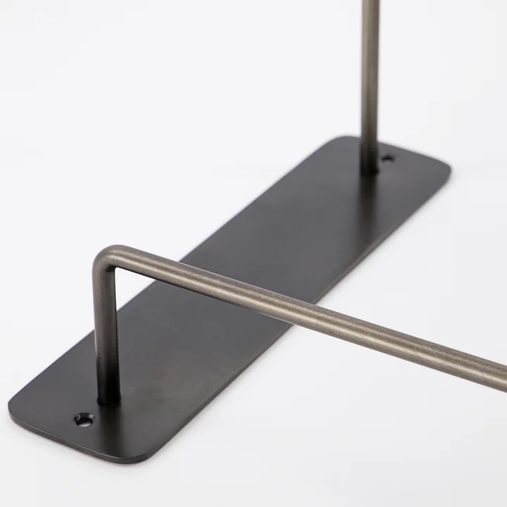 Pati Handtuchhalter doppelt von House Doctor in black antique