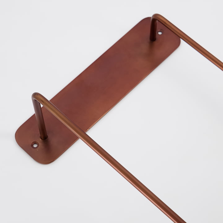 Pati Handtuchhalter doppelt von House Doctor in browned brass