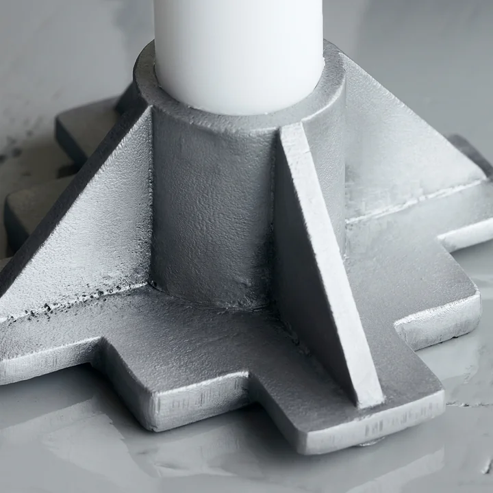 Castle Kerzenhalter 6,4 cm von House Doctor in der Farbe grau