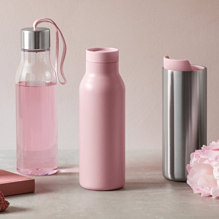 Urban Thermosflasche 0.5 l, Urban To Go Cup & Glastrinkflasche in Rosenquarz von Eva Solo