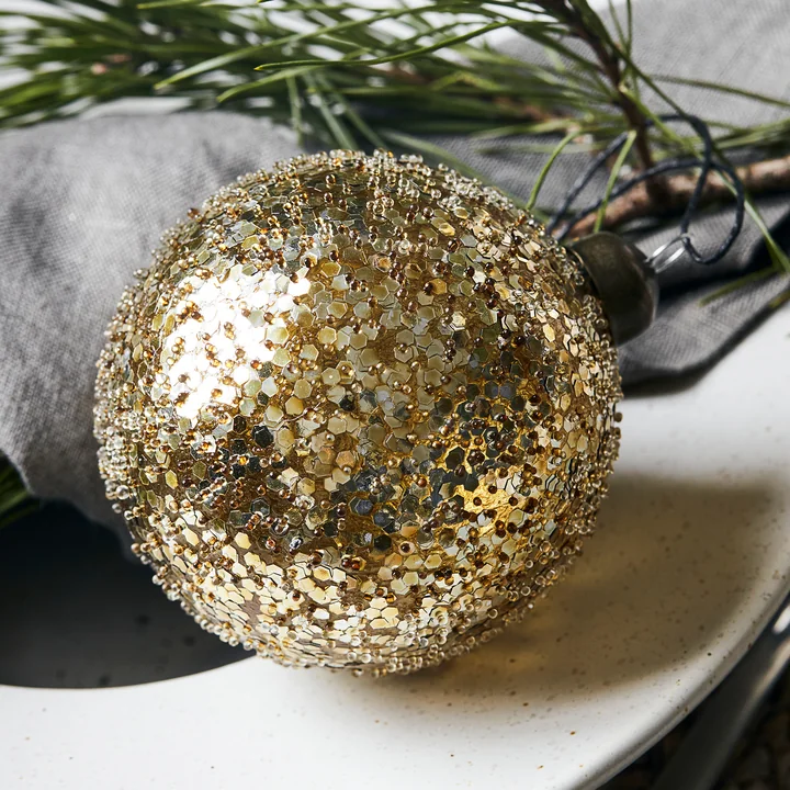 Chosen Christbaumkugel von House Doctor in der Farbe gold