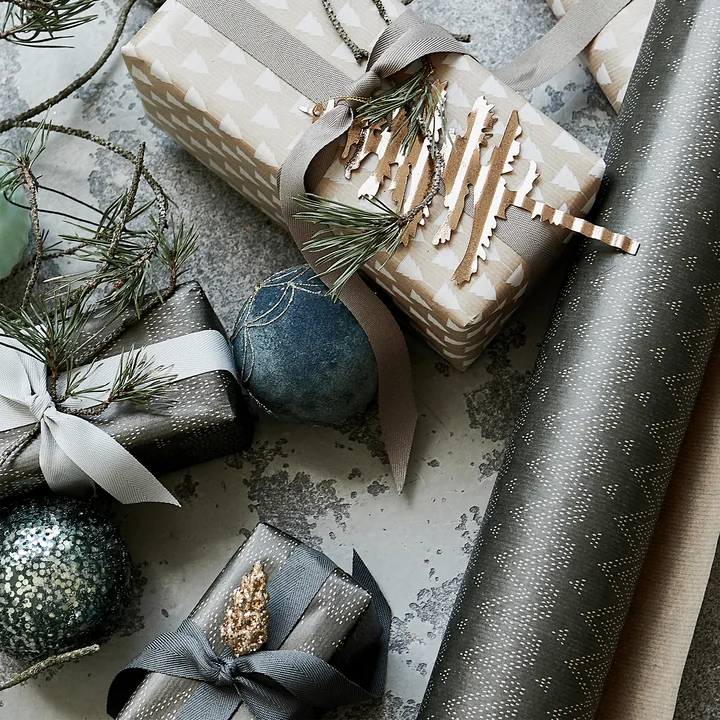 Dekoanhänger Tannenbaum aus Messing von House Doctor