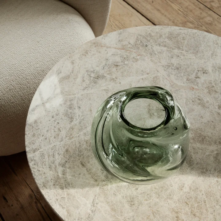 Water Swirl Vase von Ferm Living in der Ausführung recycled