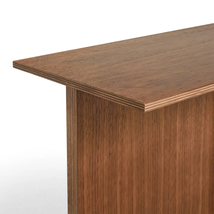 HAY - Slit Table Oblong, Walnuss natur