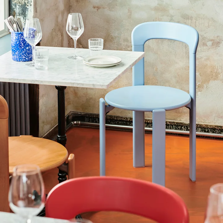 Rey Stuhl, slate blue von HAY