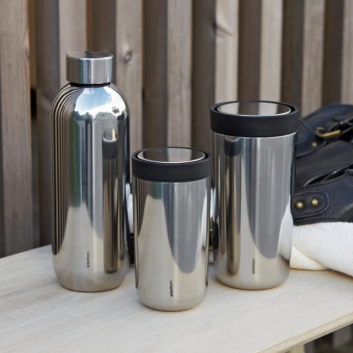 Keep Cool Trinkflasche 0,6 l in steel von Stelton