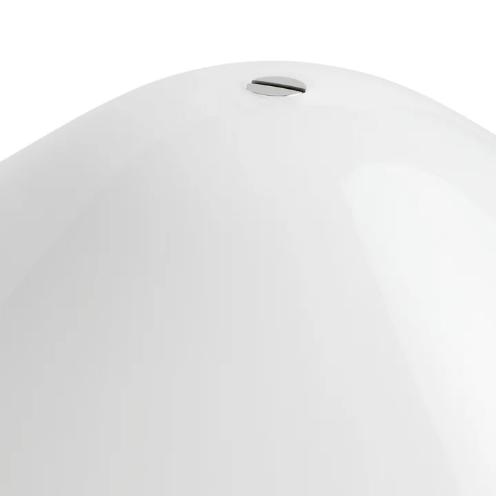 Pao Glas Tischleuchte von HAY in der Farbe weiß