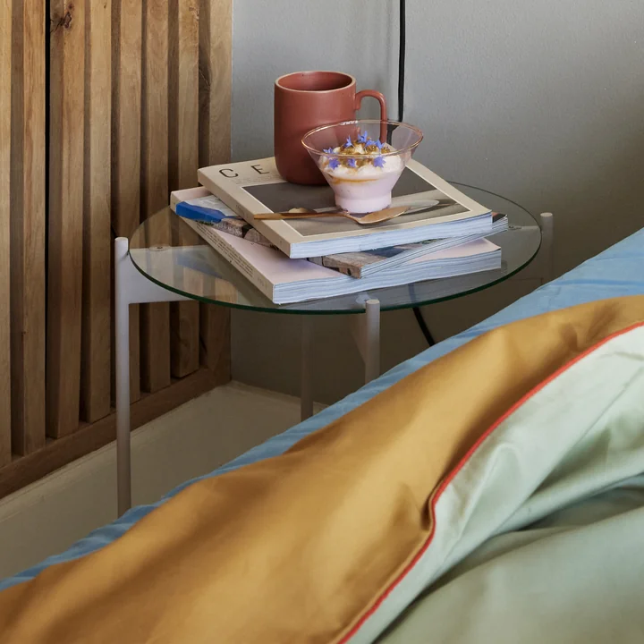 Beam Beistelltisch von Hübsch Interior in der Farbe sand