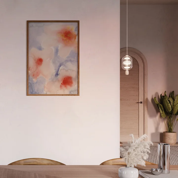 Three Flowers Poster von Paper Collective