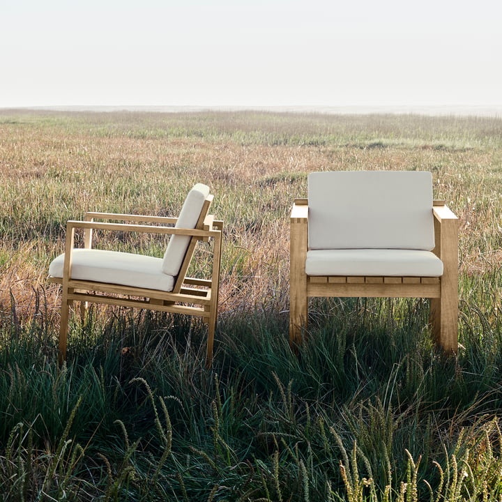 BK11 Lounge Chair von Carlsen in der Ausführung Teak unbehandelt