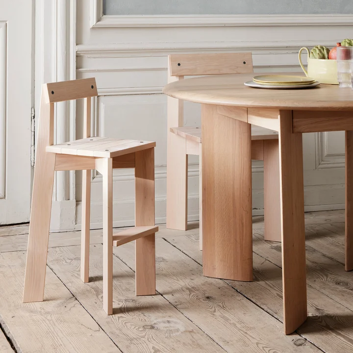 Ark Stuhl und Kinderhochstuhl, Esche von Ferm Living