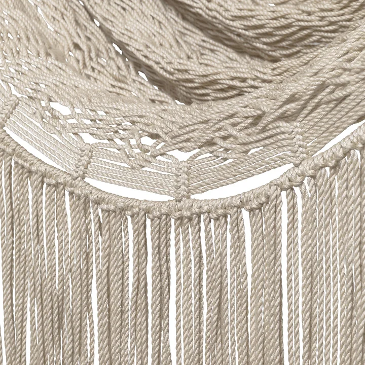 Path Hängesessel von Ferm Living in der Ausführung light sand