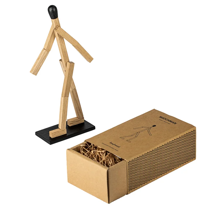 Match Man Holzfigur von boyhood