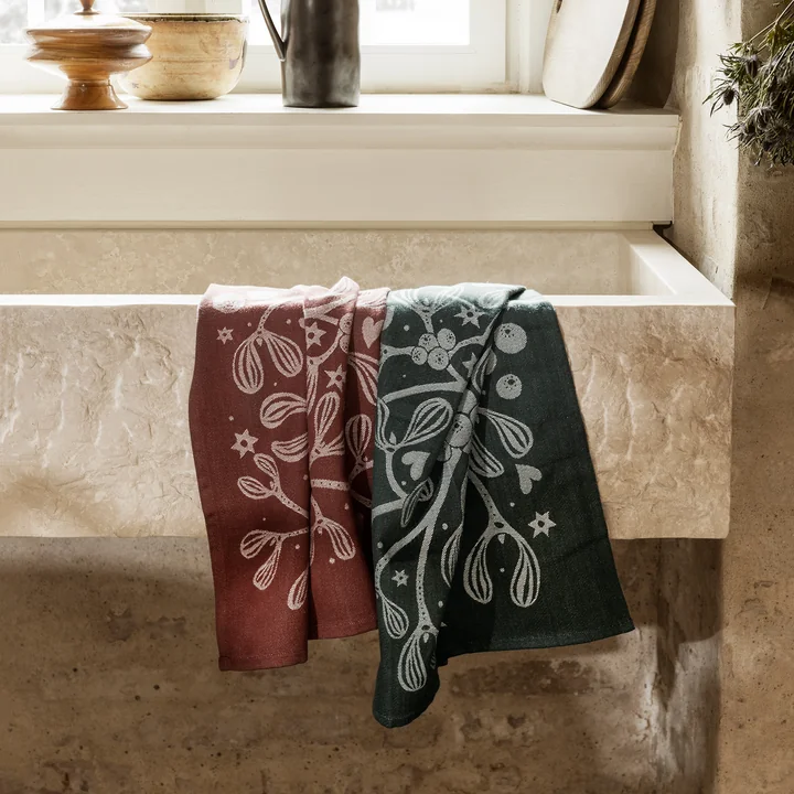 Mistletoe Geschirrtuch von Ferm Living