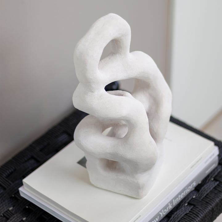 Art Piece Skulptur von Mette Ditmer in der Farbe off-white