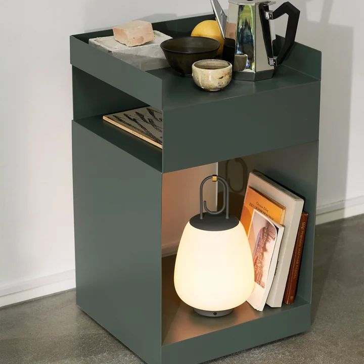 Rotate Beistelltisch, hunter von &Tradition