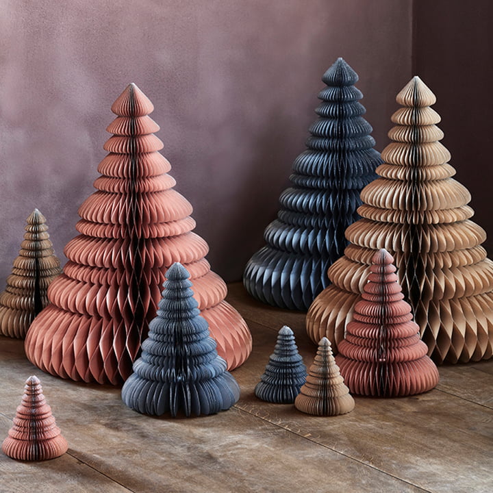Paper Christmas Tree Dekoration von Broste Copenhagen