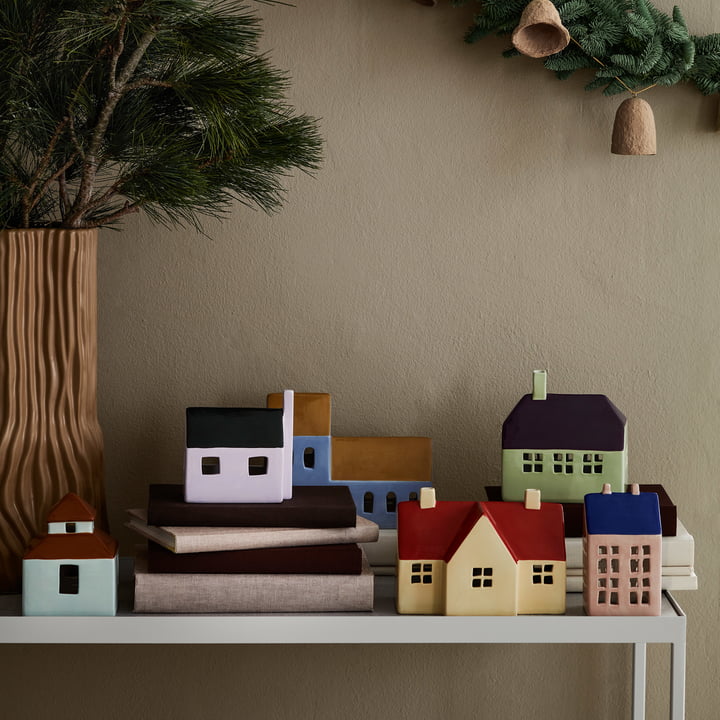 Bo Dekohaus und Christmas Pulp Glocken-Girlande von Broste Copenhagen