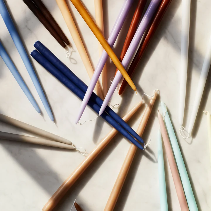 Tapers Getauchte Spitzkerzen von Broste Copenhagen